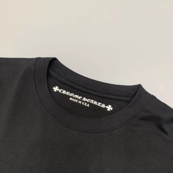 Chrome Hearts Colored Cross Scroll - Black Long-Sleeve Shirt - Picture 5 of 5